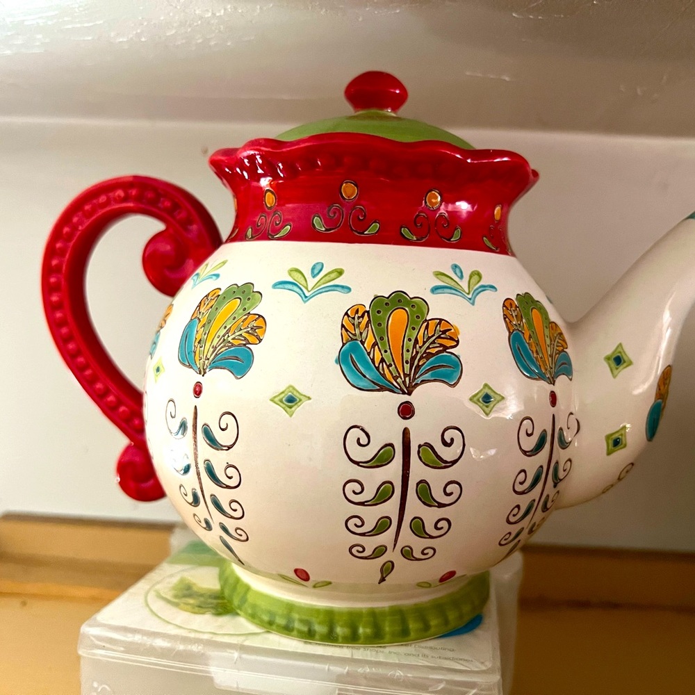 Dutch Wax teapot - never used